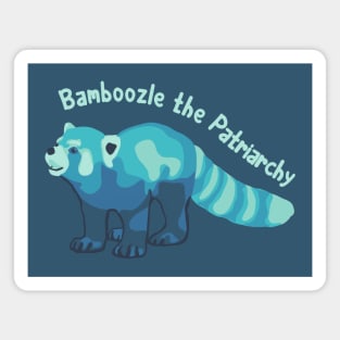 Red Panda - Bamboozle the Patriarchy Magnet